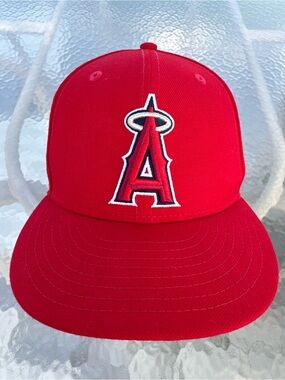 New Era 59Fifty LA Angels Croatia Heritage Patch Fitted Hat 7 1/8